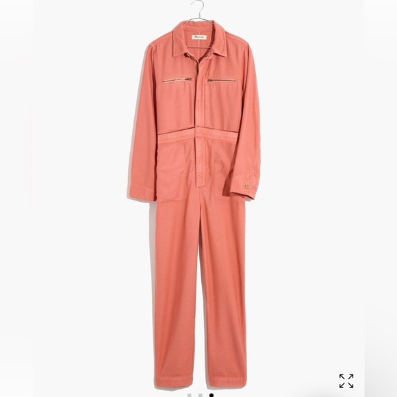 Madewell Pants - Madewell Zip Pocket Coverall Jumpsuit Rose Dust Size M